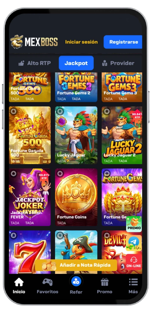 MexBoss Casino registrarse
