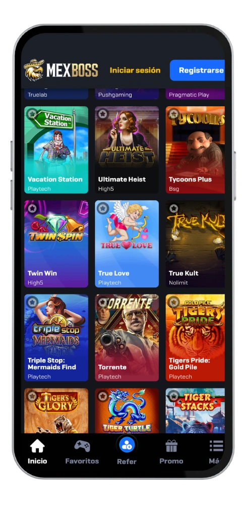 MexBoss Casino móvil